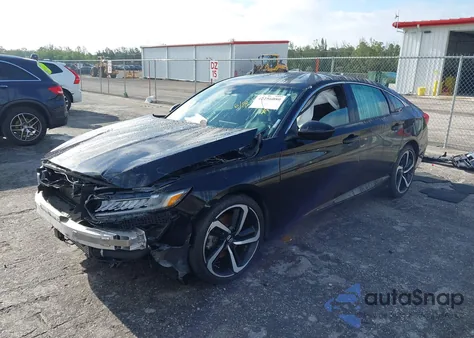 2021 Honda Accord Sport из США, поврежденный, VIN 1HGCV1F30MA124793